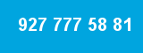 927 777 58 81 927 777 58 81